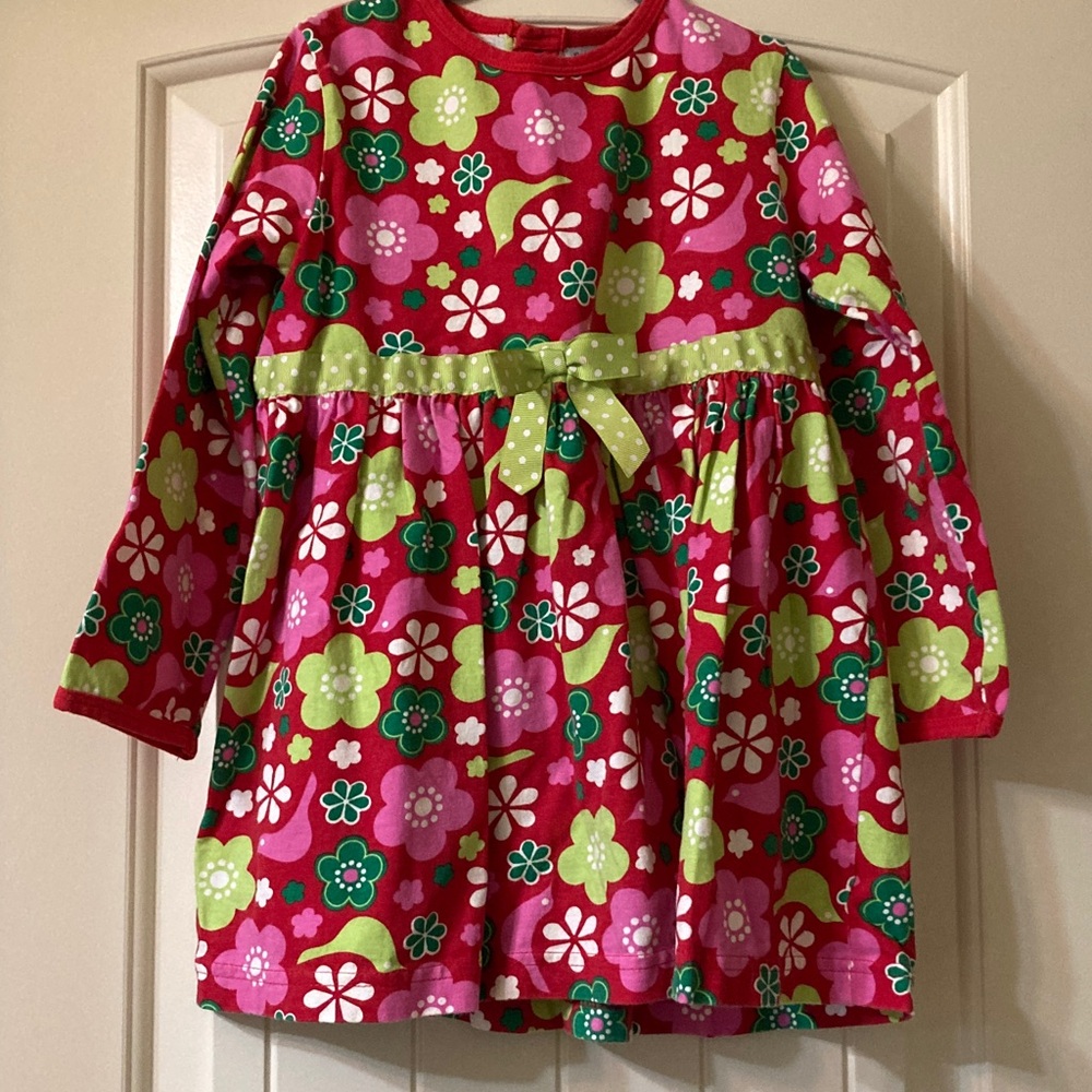 Floral Long Sleeve Girls Top